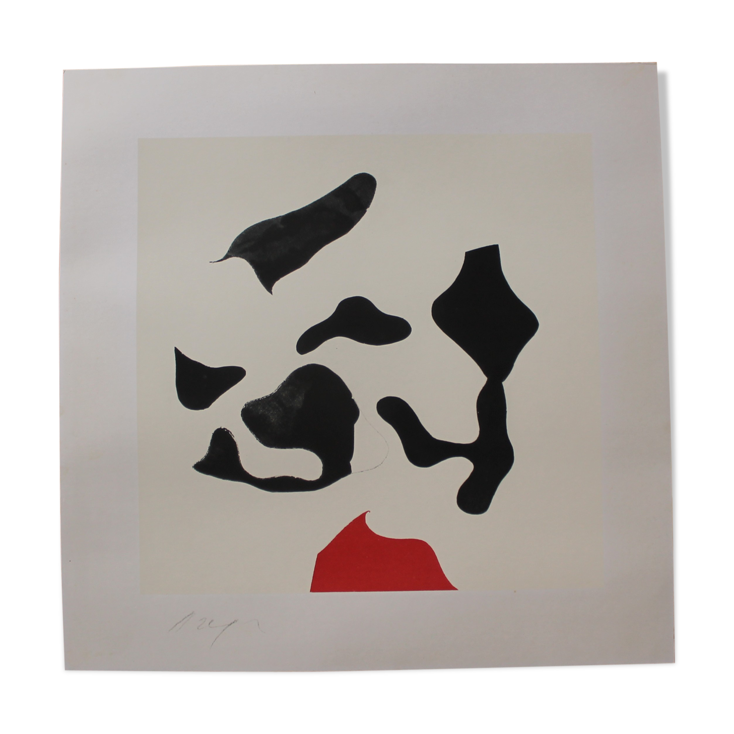 Colour silkscreen - Jean Arp - constellation (circa 50-60)