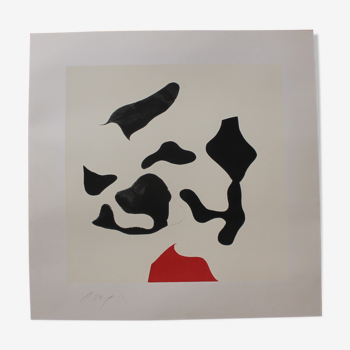 Colour silkscreen - Jean Arp - constellation (circa 50-60)