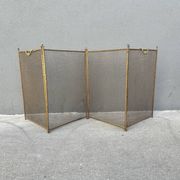 Ancien pare feu de cheminée XIXème siècle, pare étincelles Napoléon III