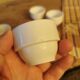 6 Vintage 1960s Prisunic Egg Cups