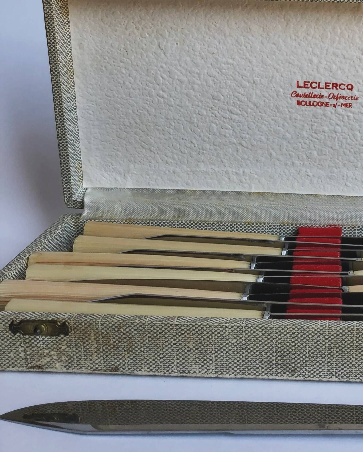Knife set Leclercq