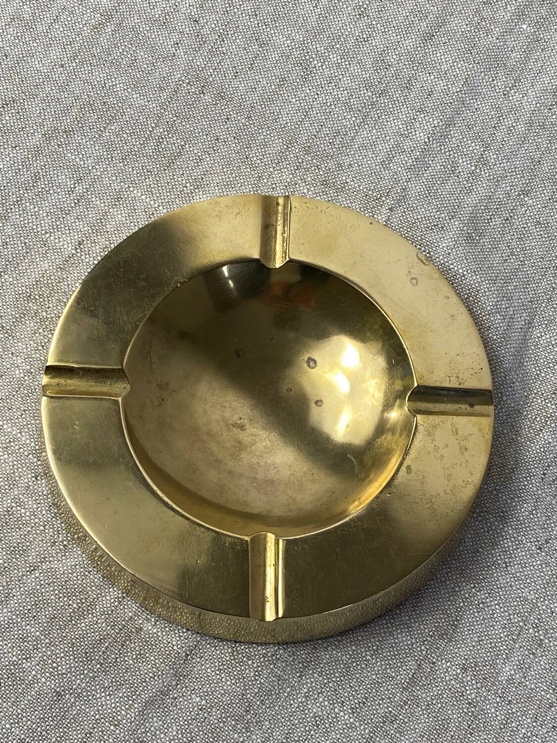 Brass ashtray