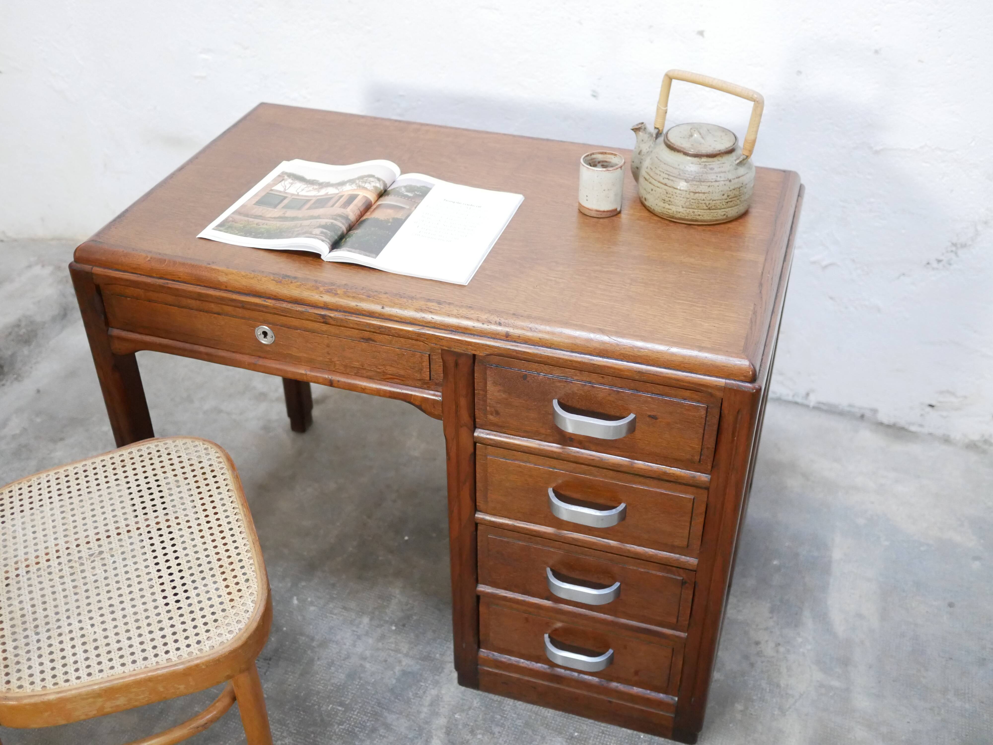 Vintage oak desk