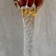 Set of 6 murano 1970 colored digestive glasses