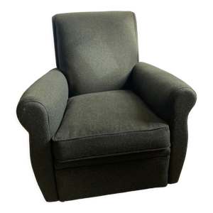 Fauteuil club retapissé