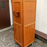 Ancien vestiaire d'internat chêne doré