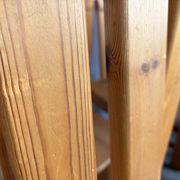 Set of 10 pine wood dining chairs by Effezeta Italy, 1970s