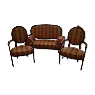 Louis XVI armchairs and convertible