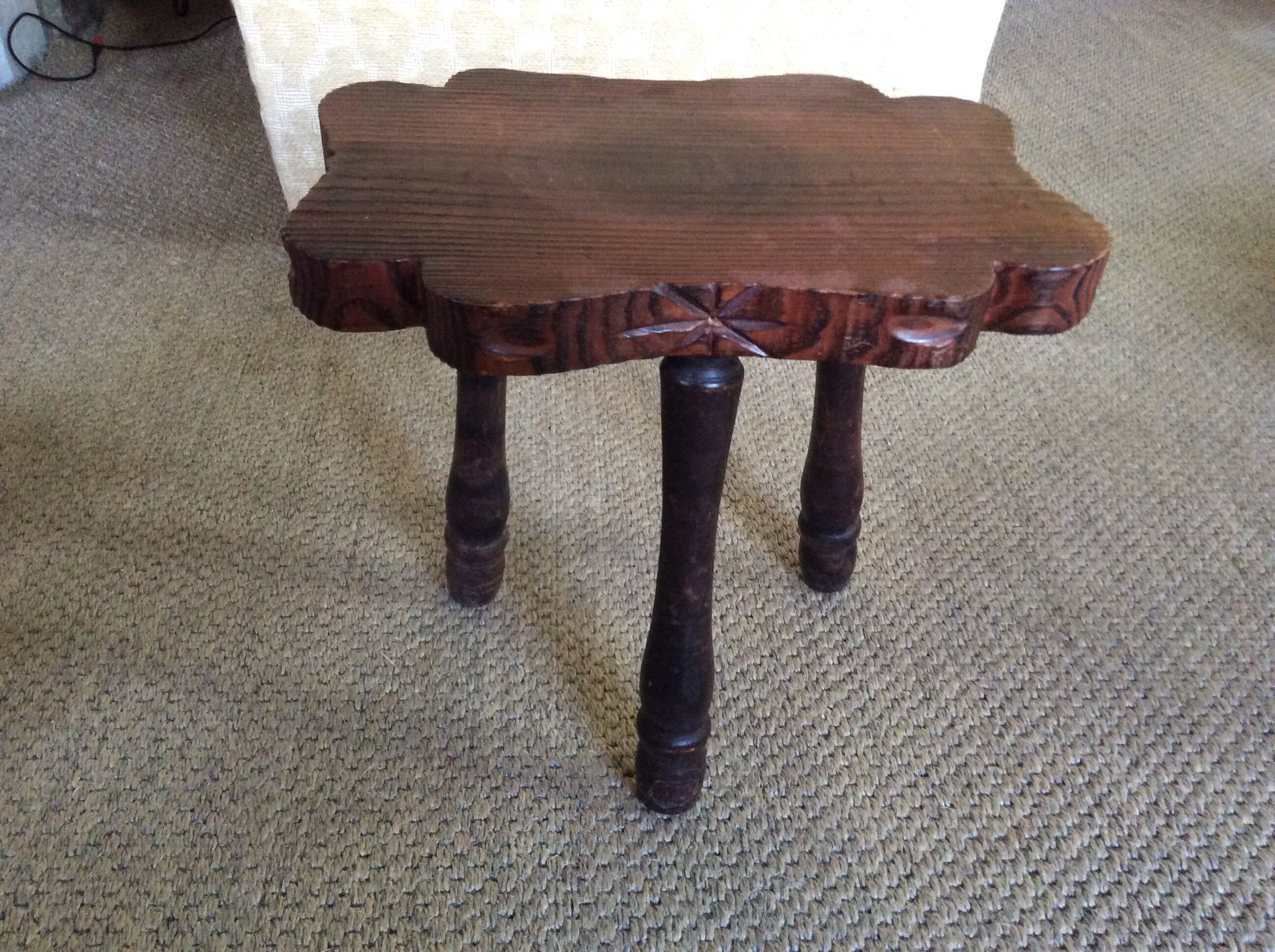 Wooden stool