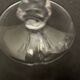 4 verres à pied en cristal taillé