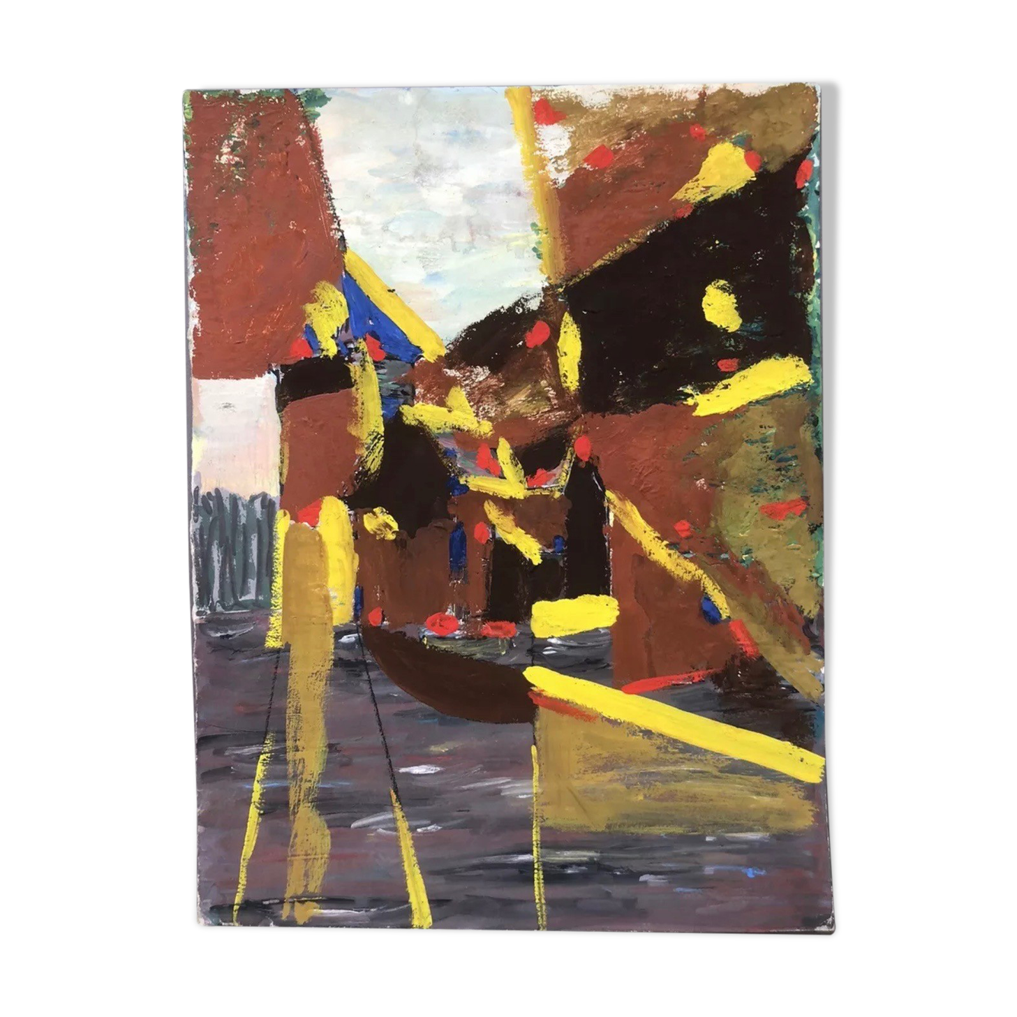 Painting modern landscape painting