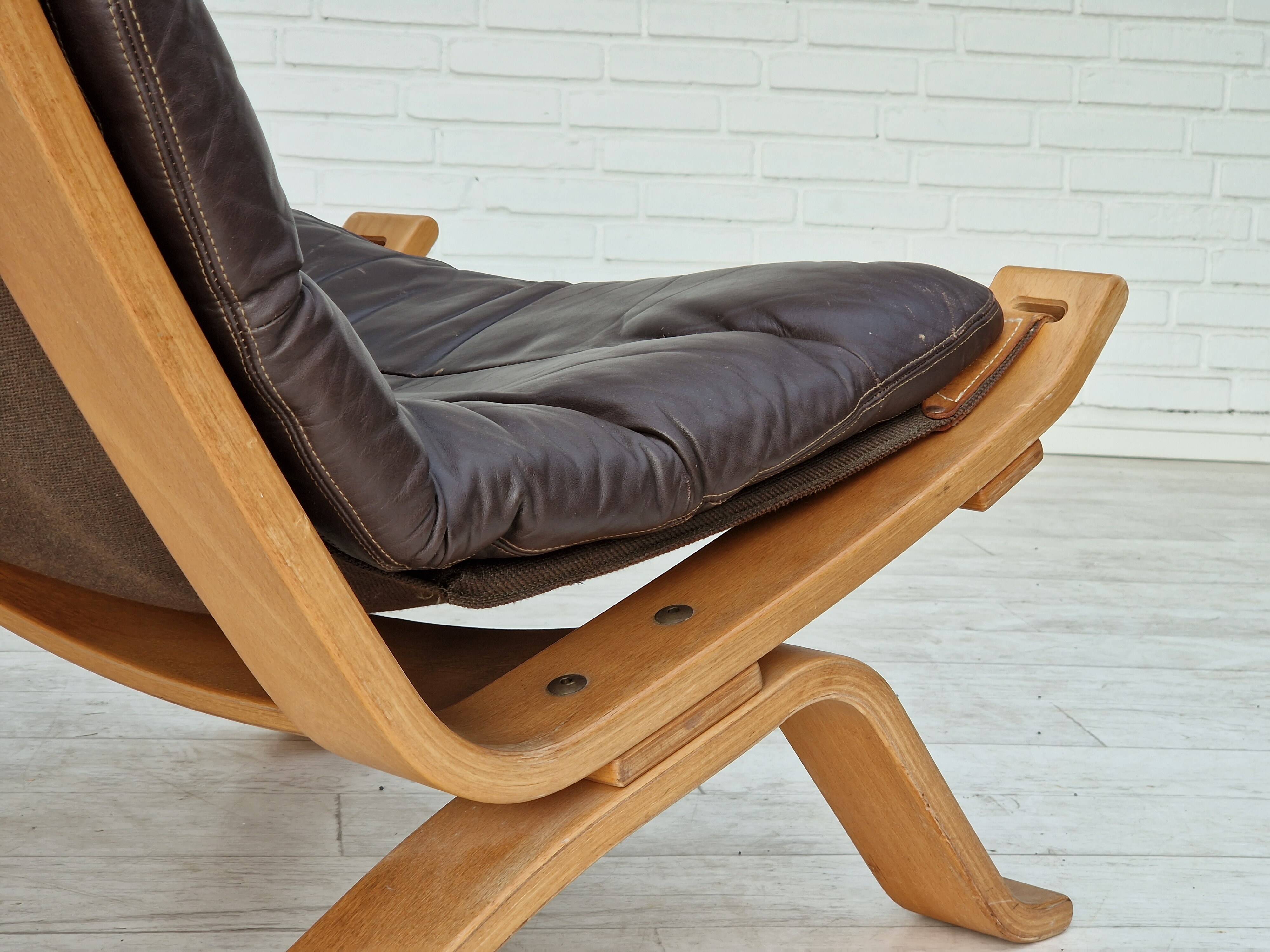 Fauteuil danois par Brammin Møbler années 70