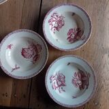 X7 earthenware soup plates Choisy le Roi