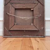 Antique original flower oil painting, yellow roses still life art