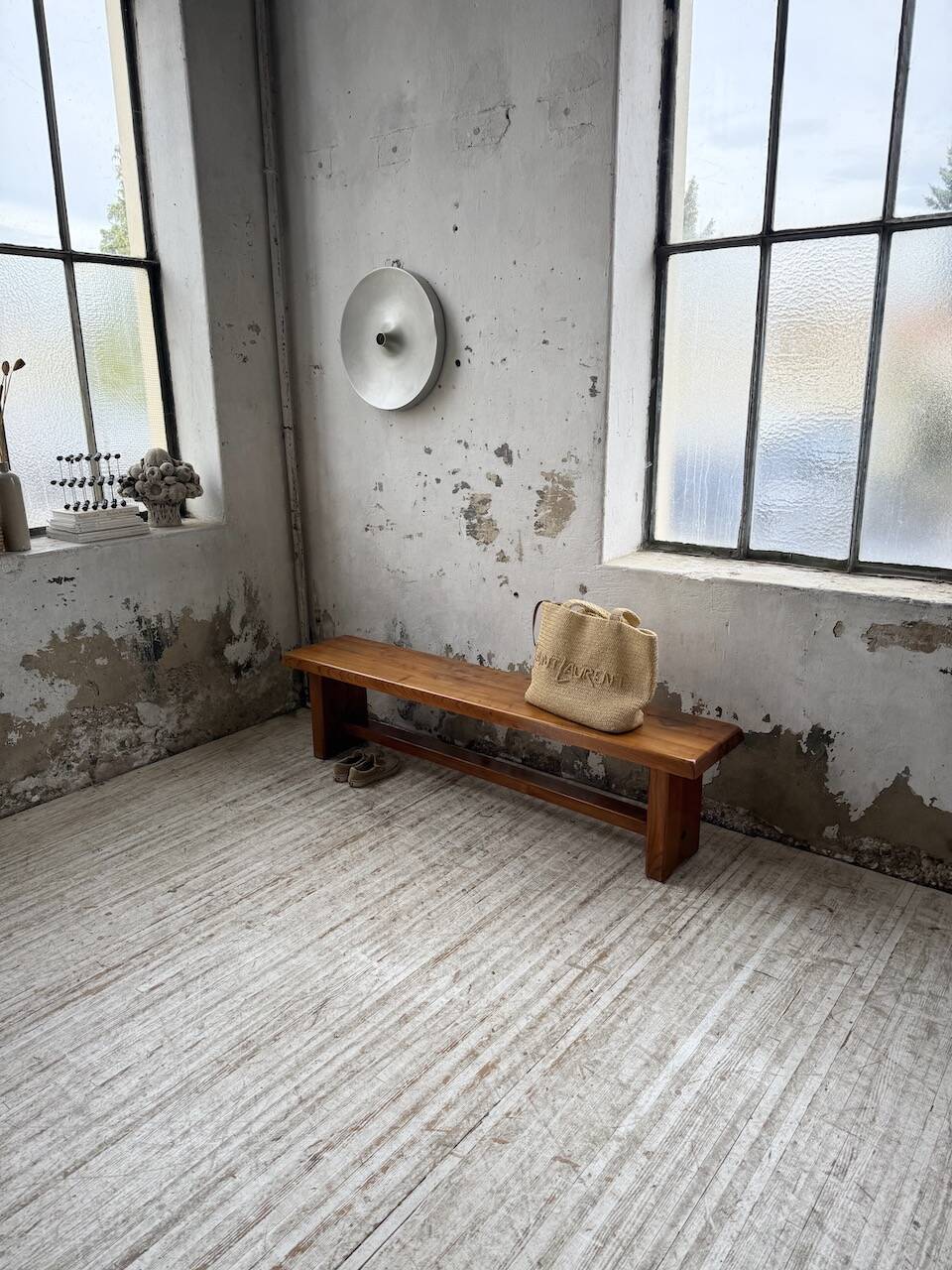 Chapo S14 blonde oak bench 172cm vintage