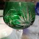 Verre en cristal type cristal de bohème