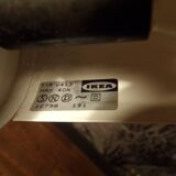 V413 Ikea white wall lamp