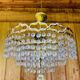 Vintage chandelier with pendants