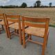 Set of 4 elm chairs from the Regain house.