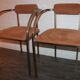 Belgo chrome set of 2 chairs vintage 70's