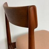 Danish teak dining chair by Henry Rosengren Hansen