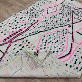 Handmade wool Berber rug 300 X 190 CM