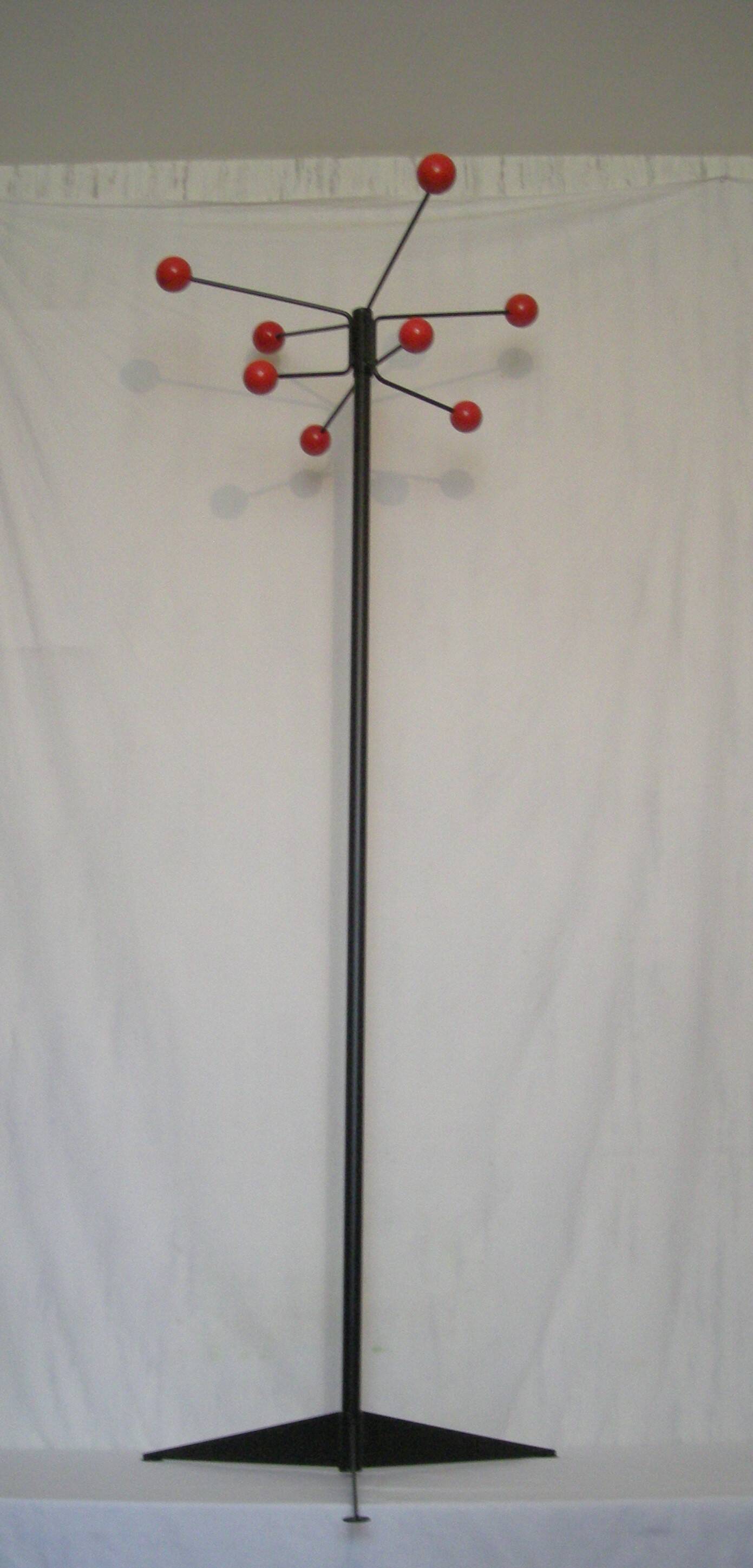 1950s tripod coat rack