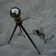 Industrial style tripod lamp old 1930s tripod