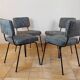 Set de 4 chaises design André Simard, édition Airborne, 1960