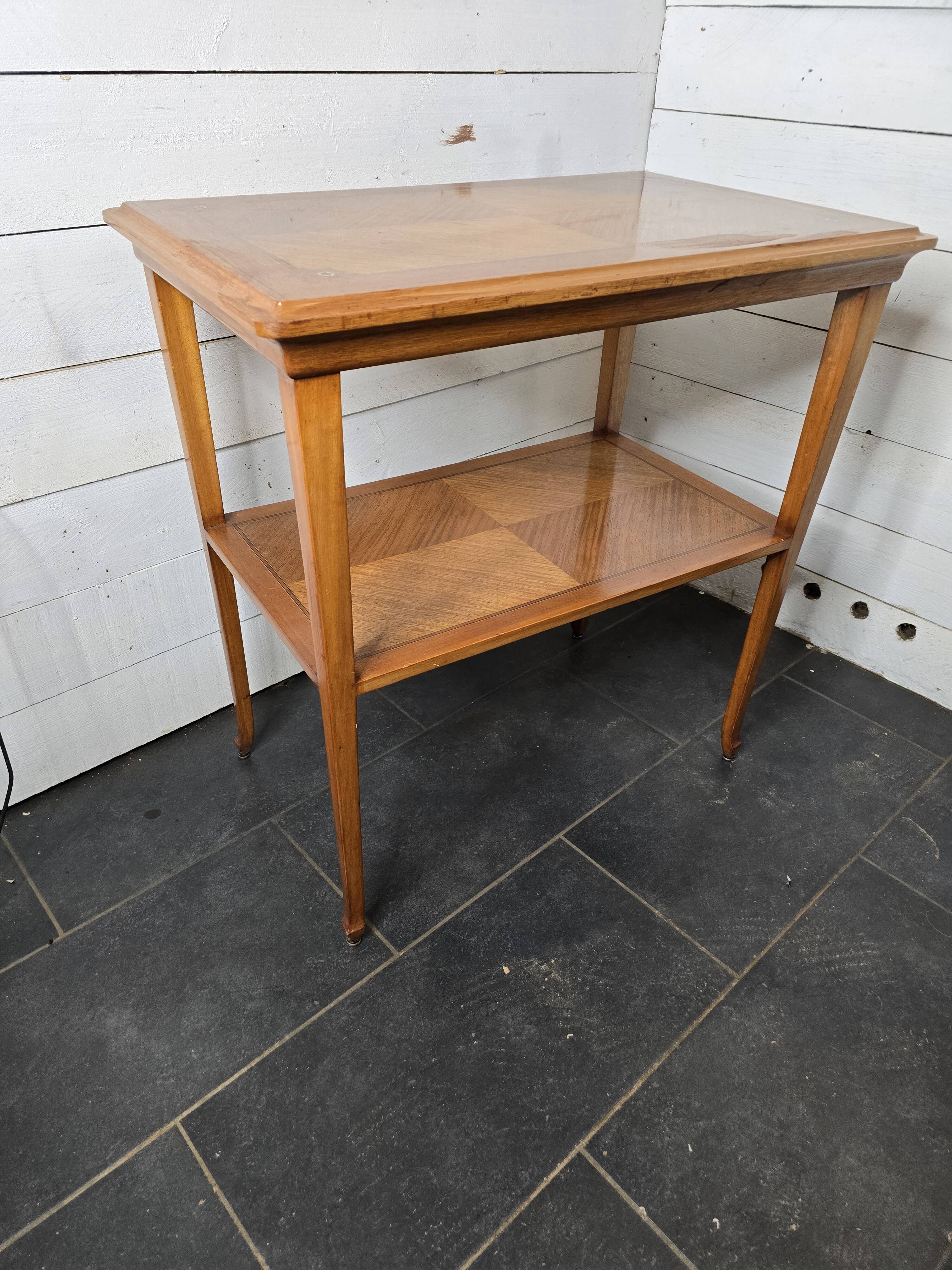 Louis Majorelle Art Nouveau mahogany side table, 1920