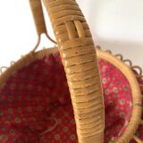 Rattan and Provencal fabric worker