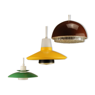 Lot of 3 Scandinavian suspensions design - vintage