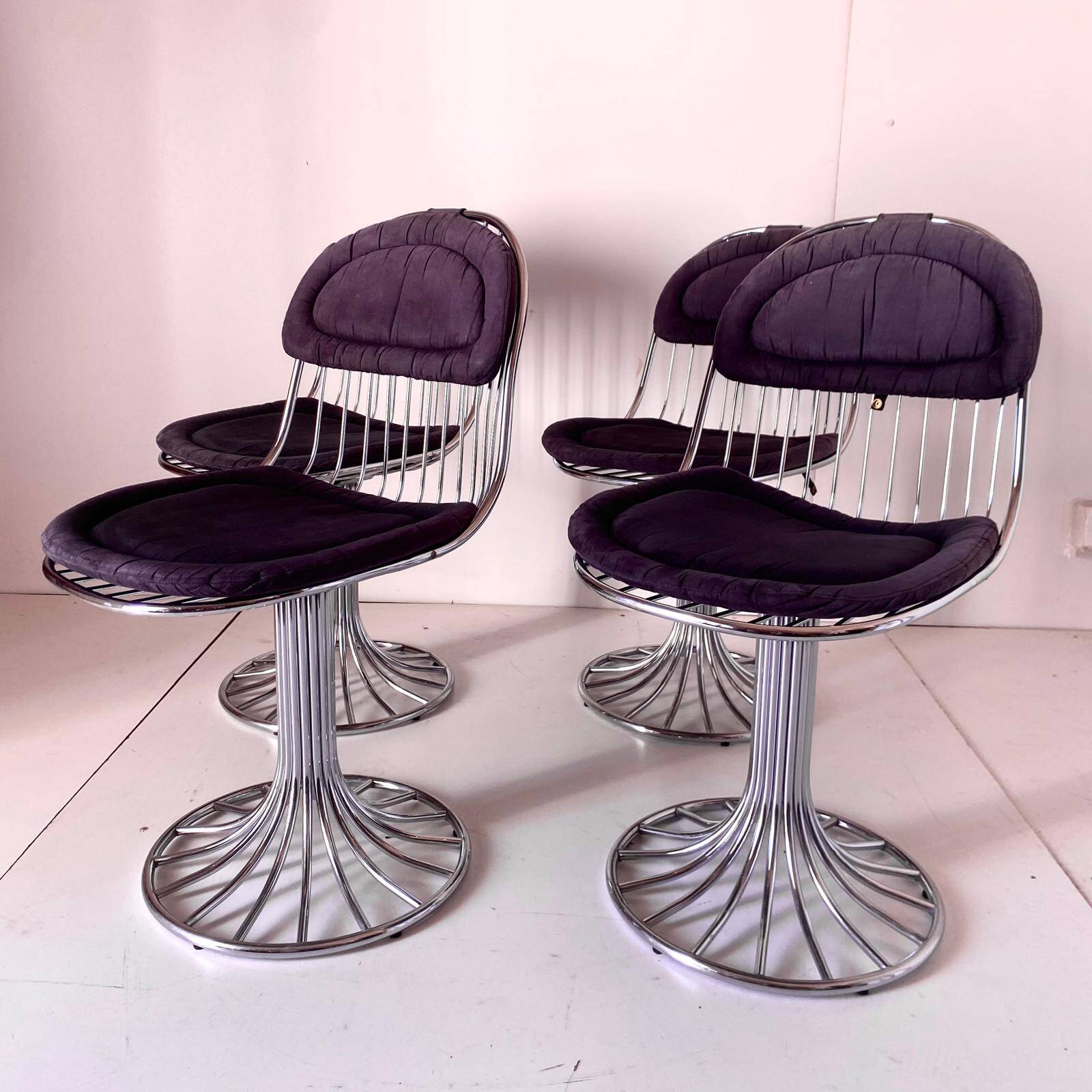 Space Age Dining Chairs, Italy 1970
