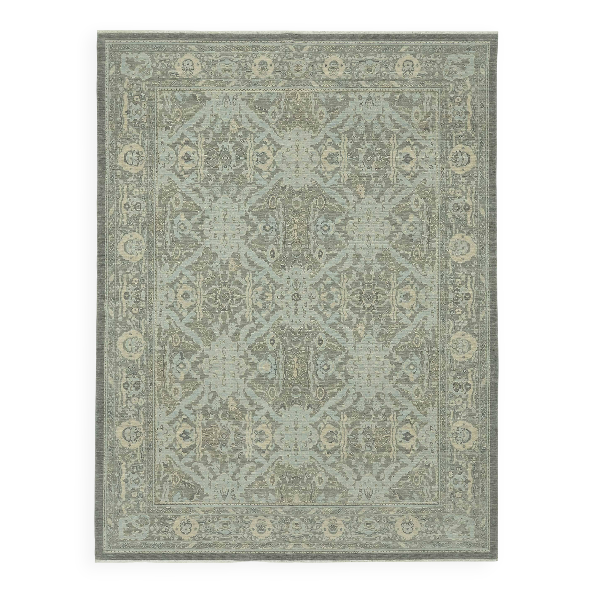 Turkish Handcrafted Loom Oushak Rug 269 cm x 356 cm