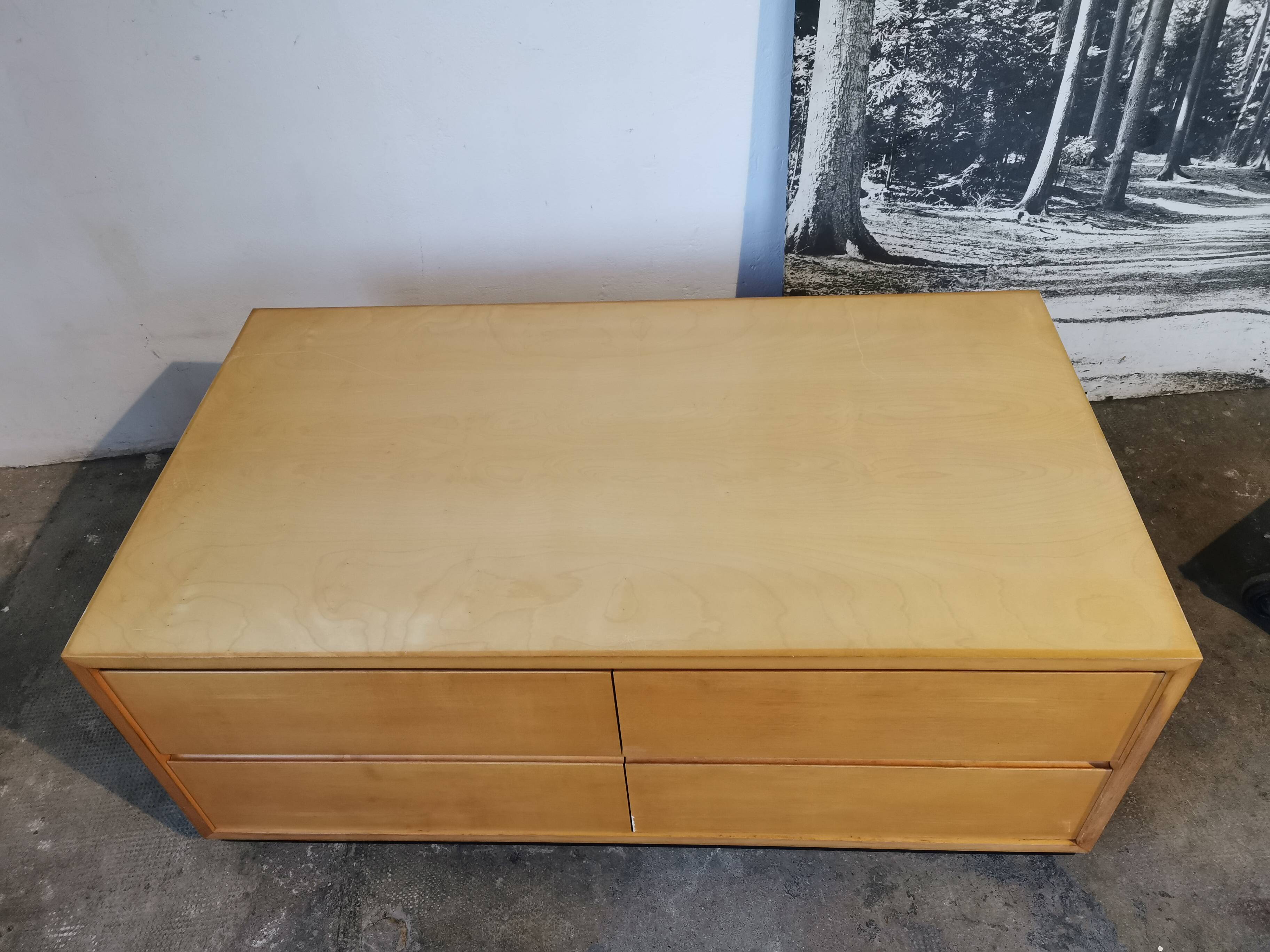 Low cabinet with drawers, wk Mobel