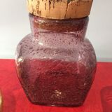 Suite of 3 pieces of biot glassware