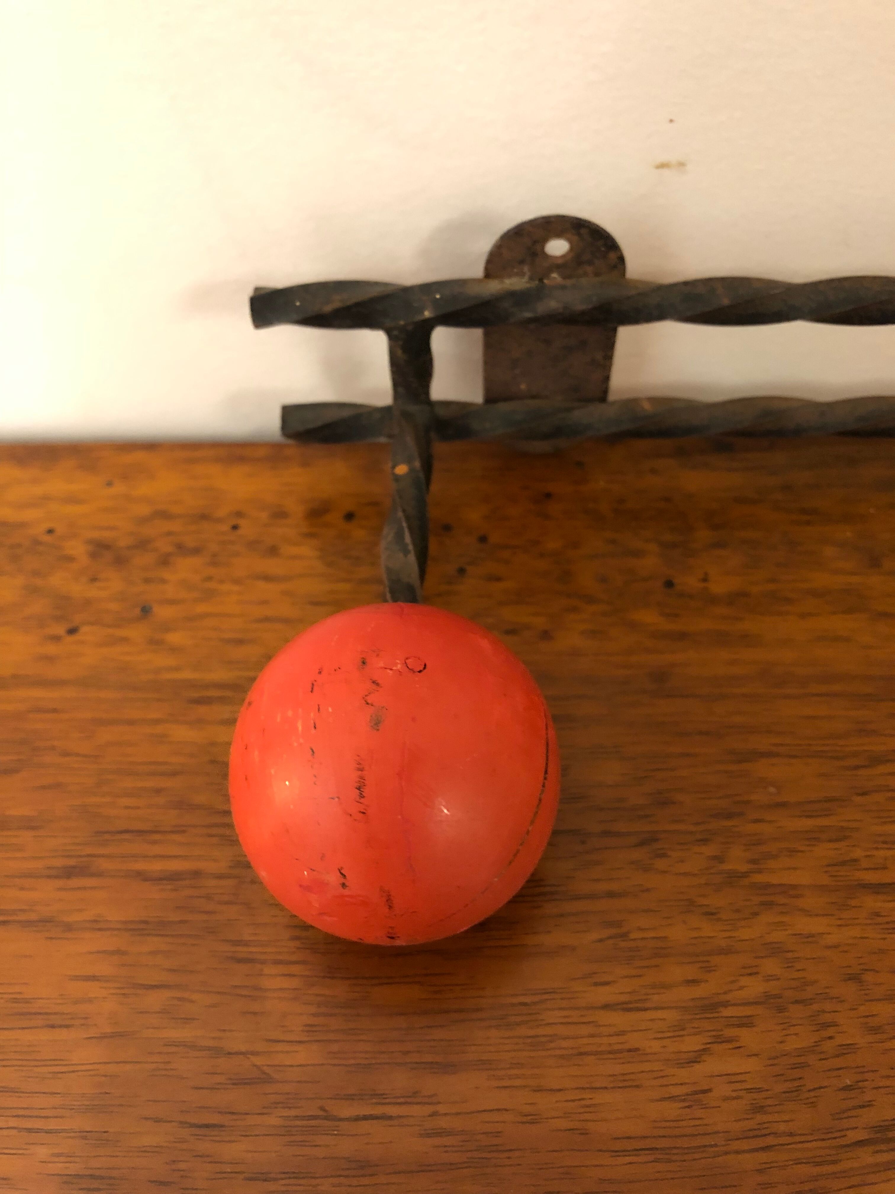 Vintage wall coat rack