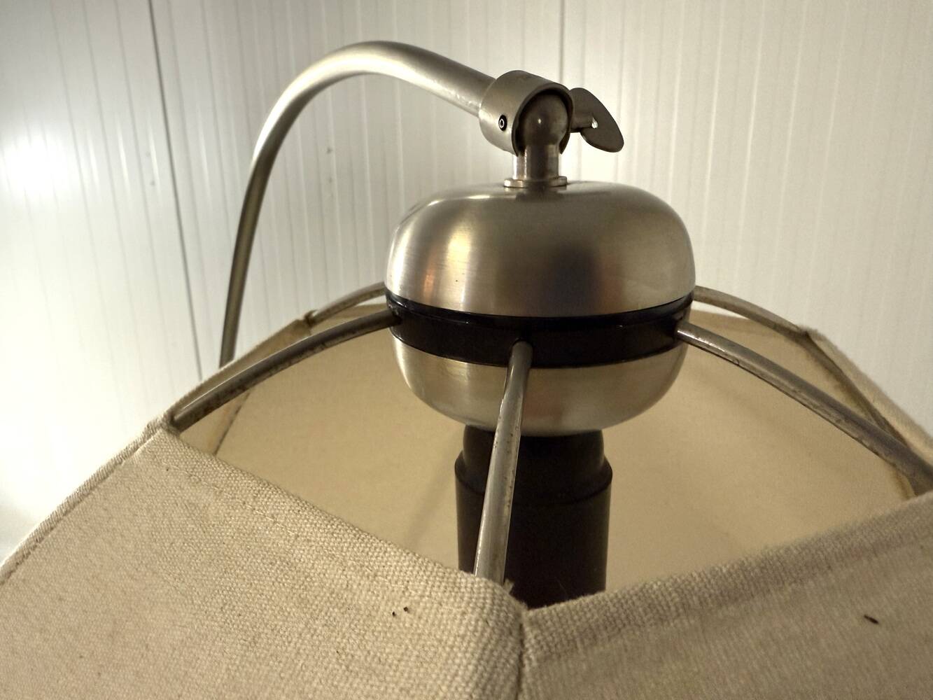 Counter balance floor lamp umbrella lamp shade 1970-80’s