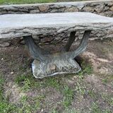 Concrete garden table