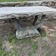 Concrete garden table