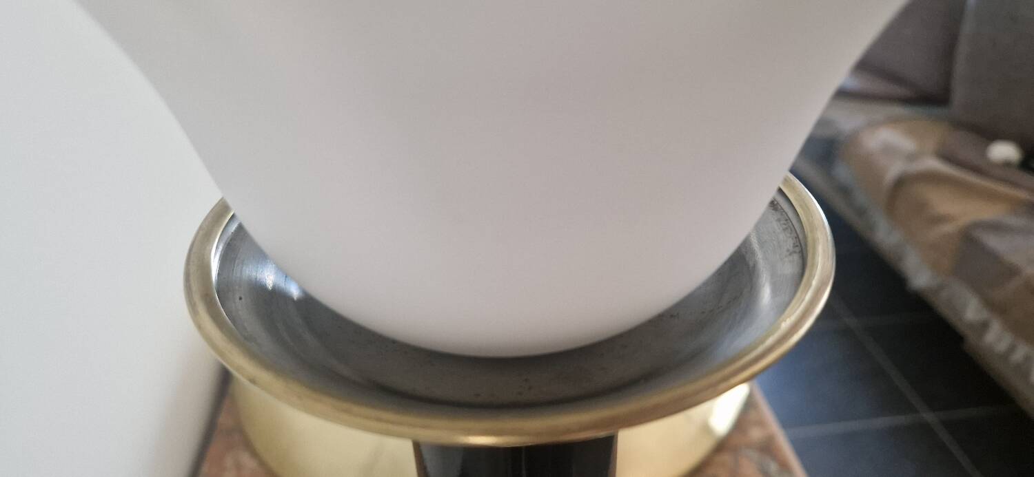 JUMO 350 Grand Luxe lamp - Brass and plexiglass - 1960s