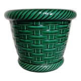 Ceramic pot cache Poët Laval basketry series