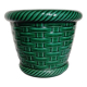 Ceramic pot cache Poët Laval basketry series