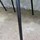 5 vintage skai metal chairs 60 years