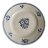 Large round earthenware dish Moulin des Loups & Hamage model Lucien