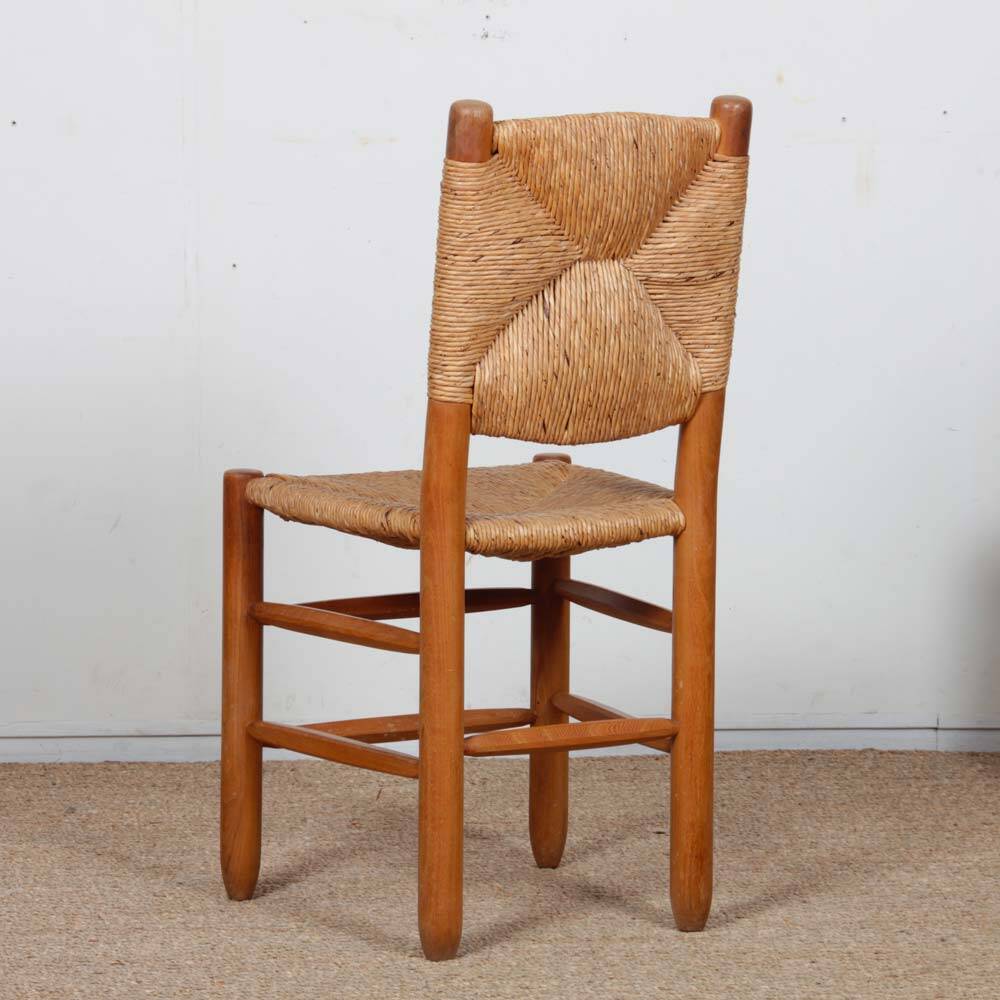Set of 6 chairs, model Bauche no. 19, by Charlotte Perriand, 1950