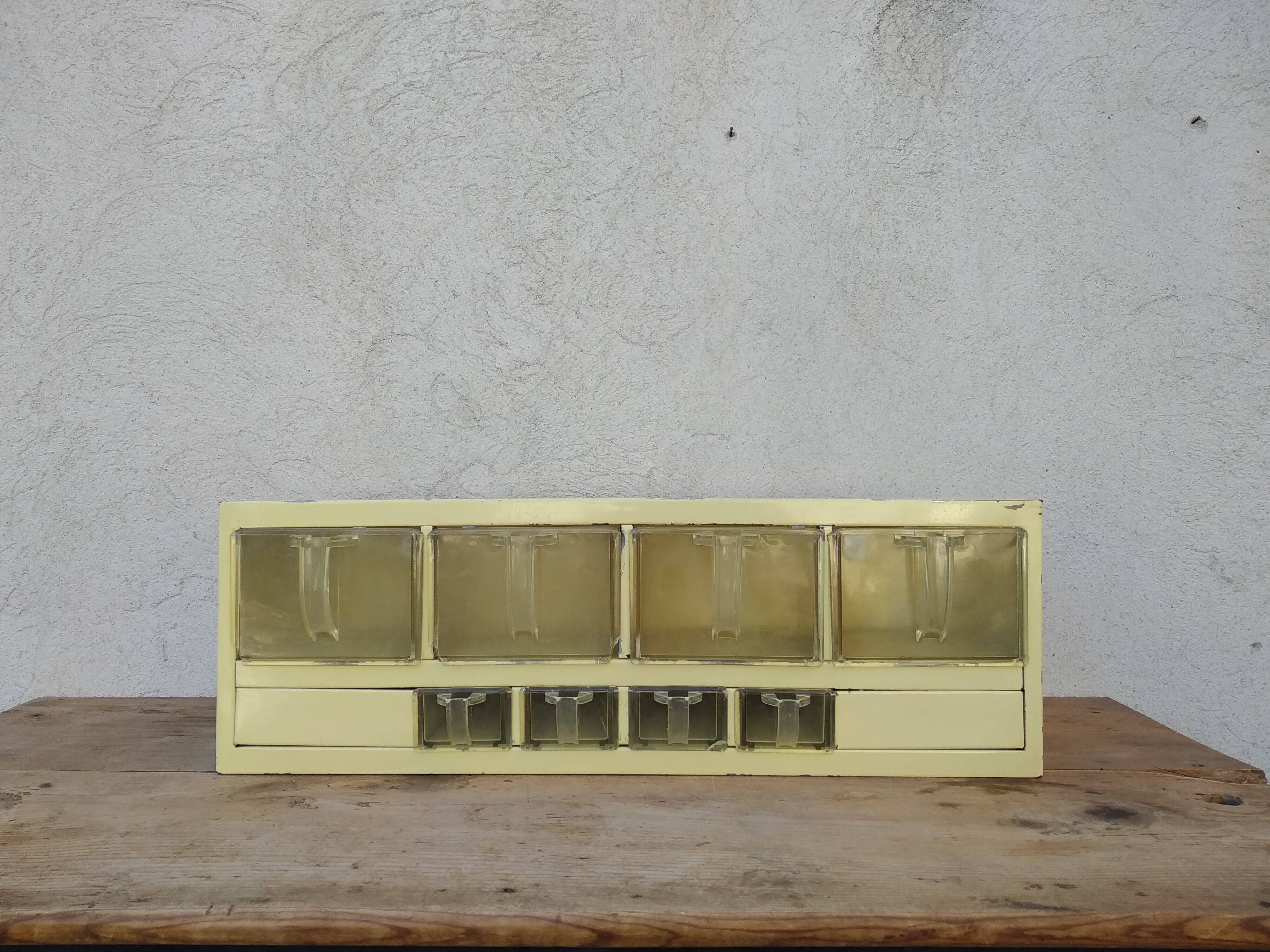 Storage unit with lockers brand PlexiBronze - 1950s