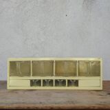 Storage unit with lockers brand PlexiBronze - 1950s