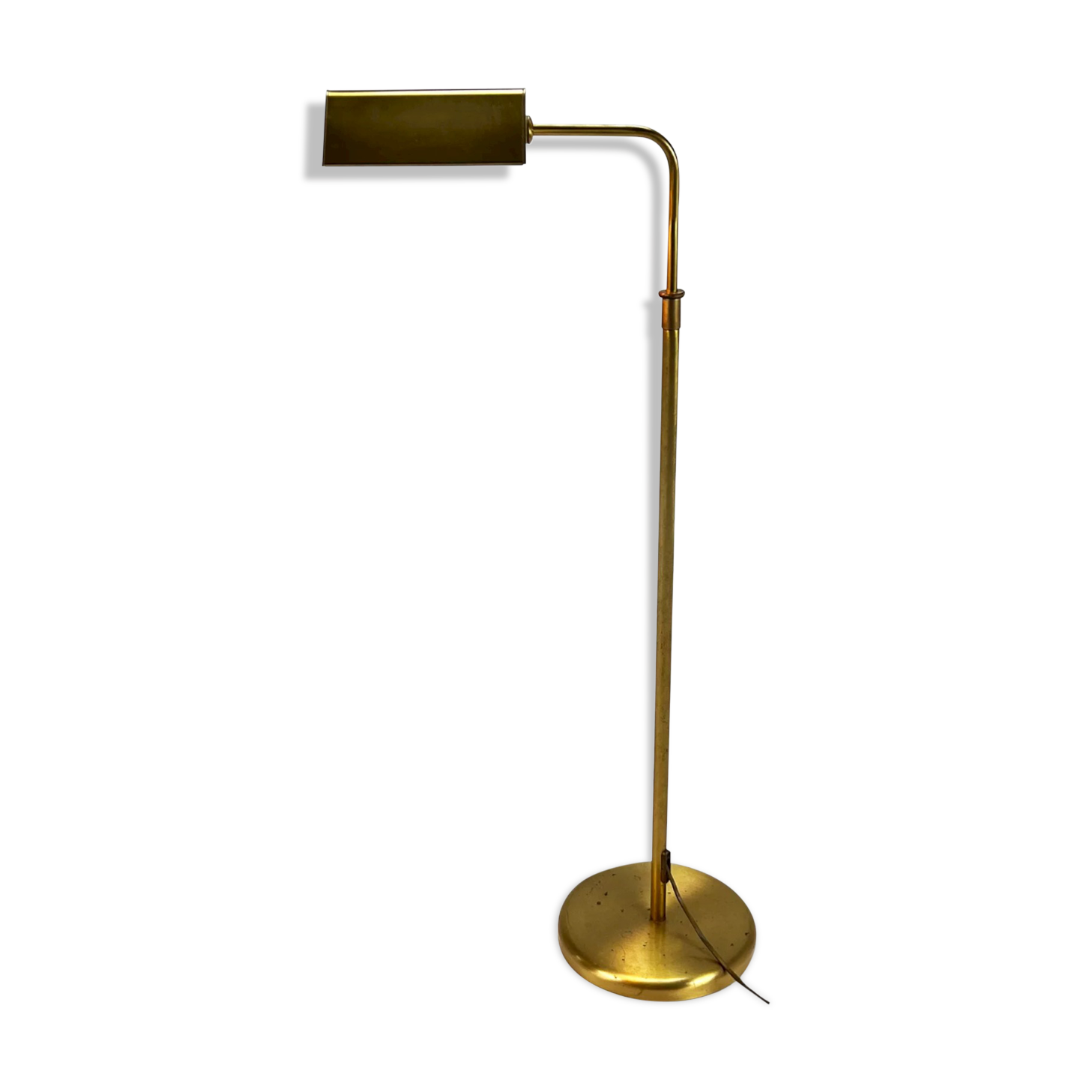 Mid century brass and steel classical floorlamp, 1960s