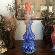 Multicolored vase Murano 46cm